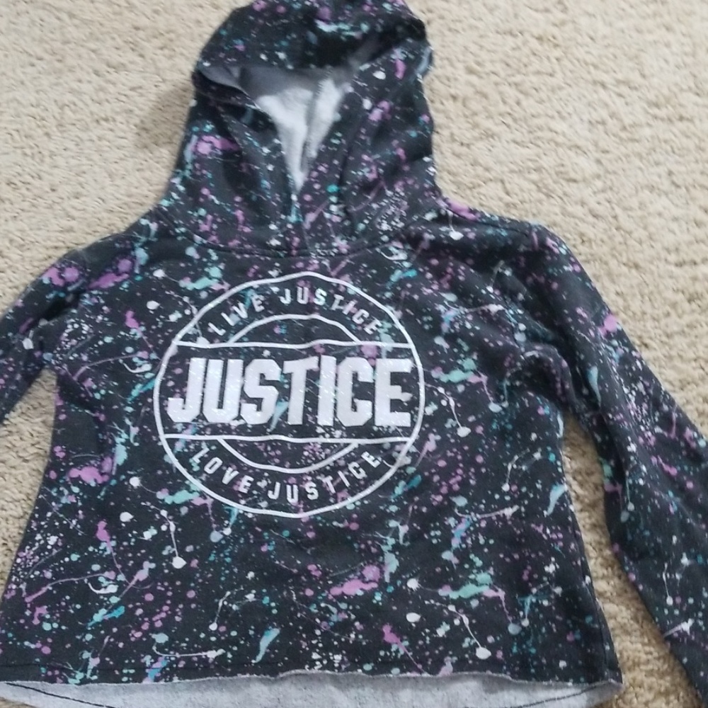 Justice sweatshirt croptop